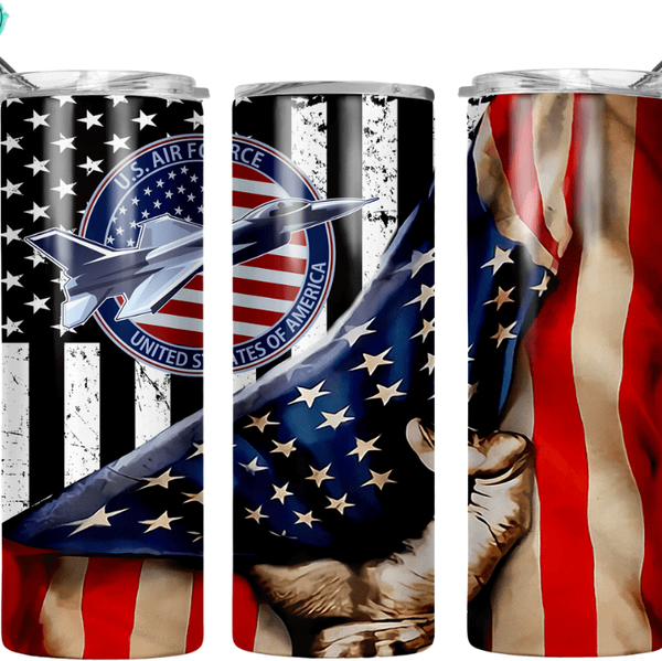 U.S. Airforce Jet Plane Drink Tumbler