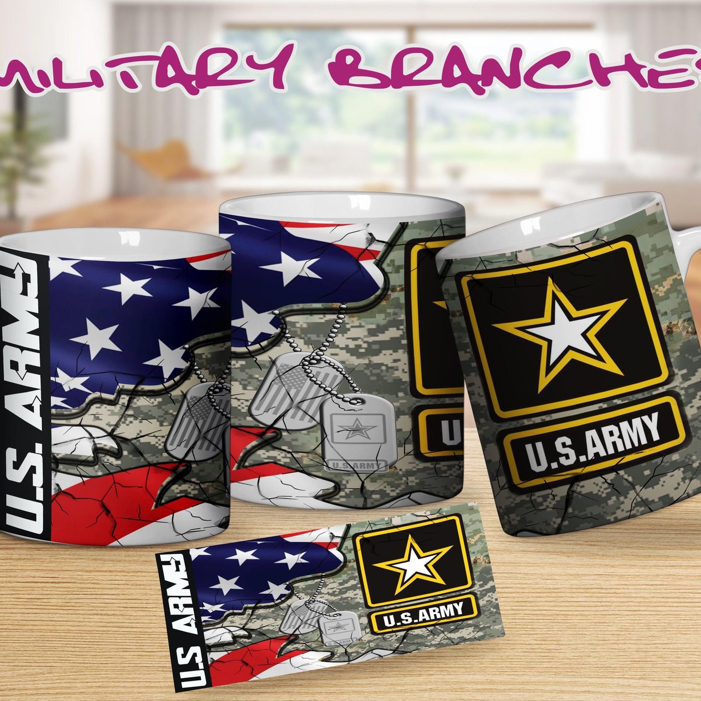U.S. Army Patriotic Military Coffee Mug