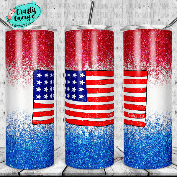 United States Flag- 4th of July-Patriotic-lTumbler