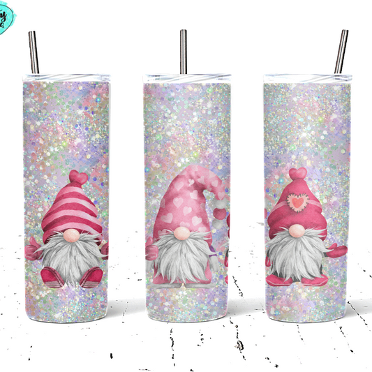 Valentine Gnome Tumbler