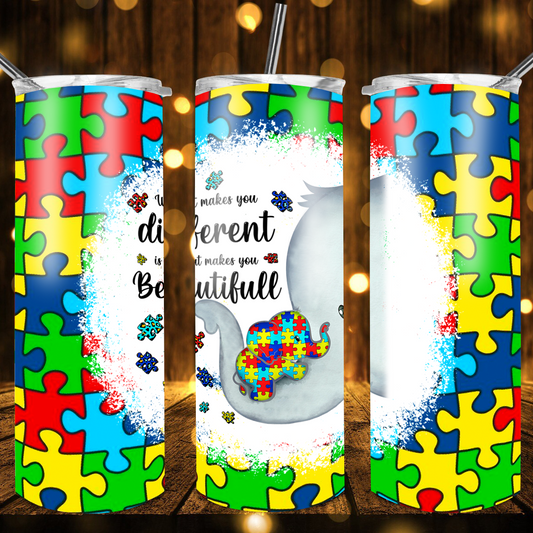 What Makes You Different Makes You Beautiful Tumbler